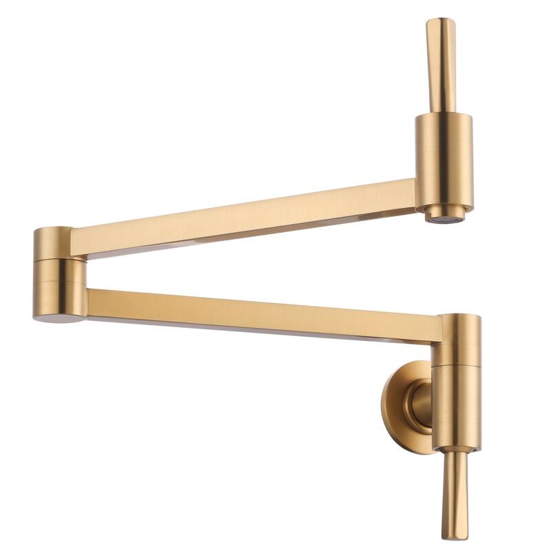 WOWOW Wall Mount Pot Filler Kitchen Faucet