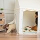 preview thumbnail 6 of 7, Tiny Land® Sweet Citrus Kid's Play Tent - Creamy white/blue