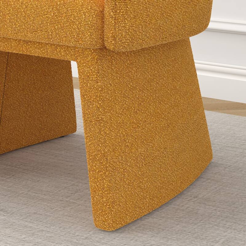 Mid-Century Arm Chairs Leisure Chair,Orange