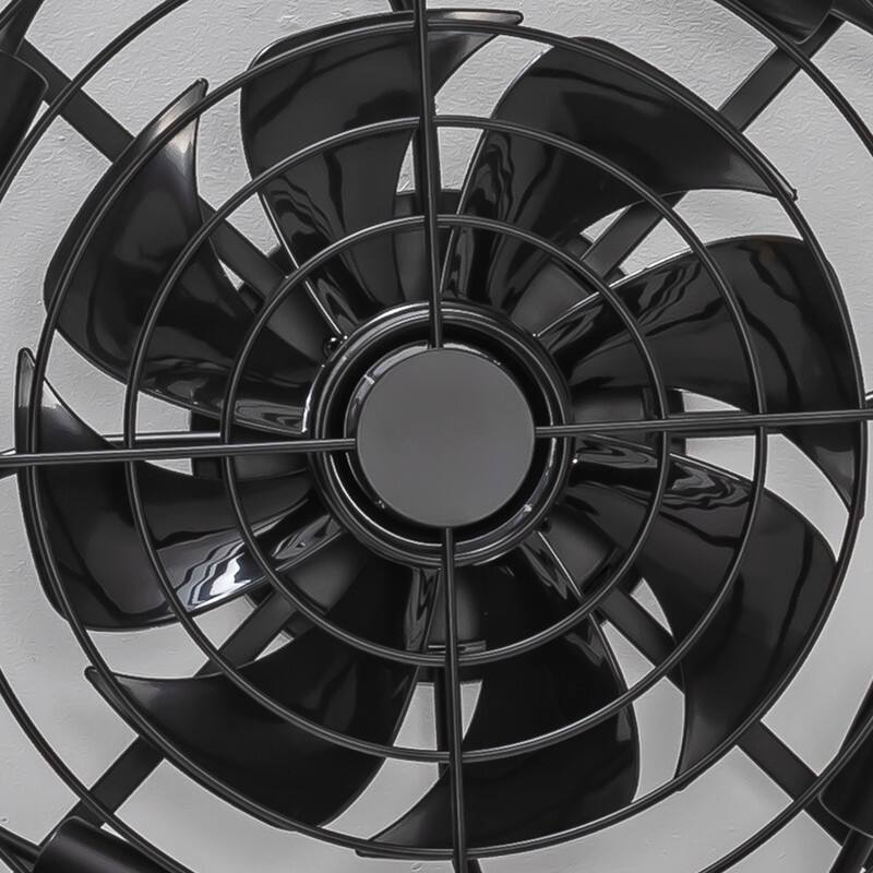 20 in. Wood Finish Ceiling Fan with Light Low Profile Farmhouse Indoor Ceiling Fans Caged Ceiling Fan Light for Bedroom - N/A