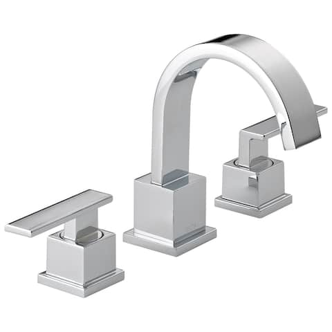 Delta Vero Widespread Bathroom Faucet with Pop-Up Drain Assembly -
