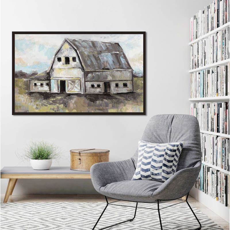"Tranquil Barn" Print on Floating Canvas