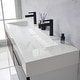 preview thumbnail 97 of 117, Vegadeo Bath Vanity with One-Piece Composite Stone Sink Top