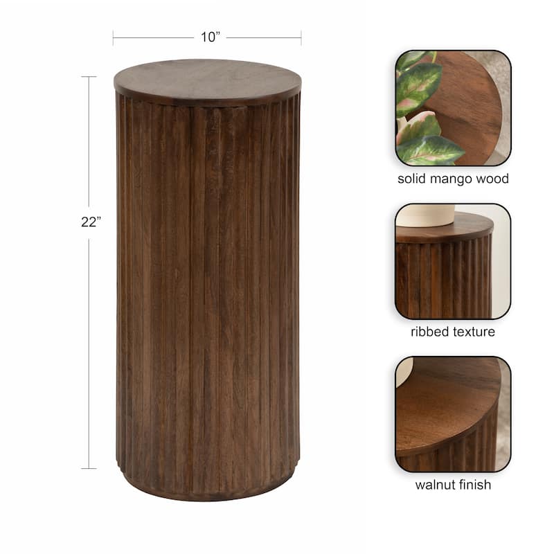 Kate and Laurel Reid Wood Drink Table