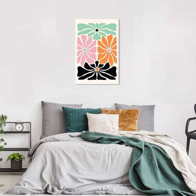 Wynwood Studio Canvas Floral and Botanical From the Florist Pink and Pastel Pink Modern & Contemporary Wall Art Canvas Print