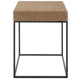Uttermost Laramie Rustic Rope Accent Table - 18 W  X 24 H X 18 D (in)