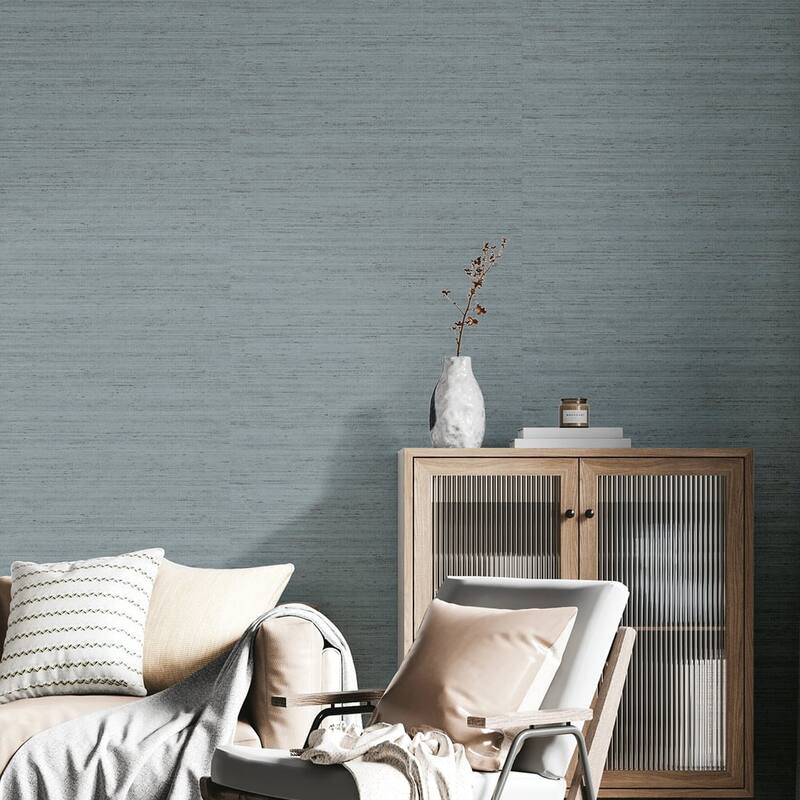 Galerie Wallcoverings Synergy Collection Slub Silk Matte Finish Vinyl on Non-woven Wallpaper Roll