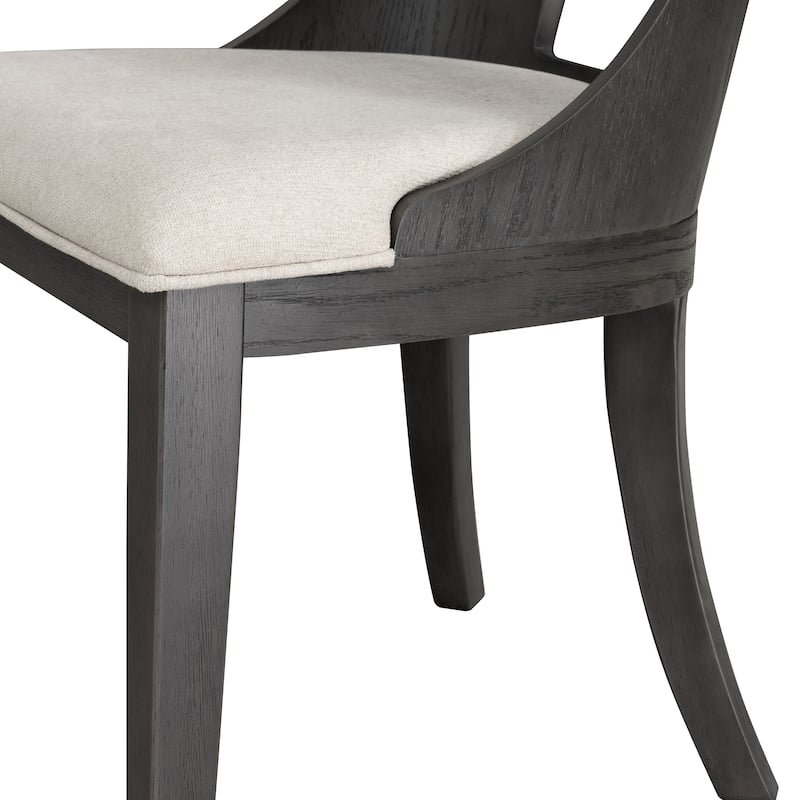 Furniture of America Piez Modern 7-Piece Solid Wood Dining Table Set