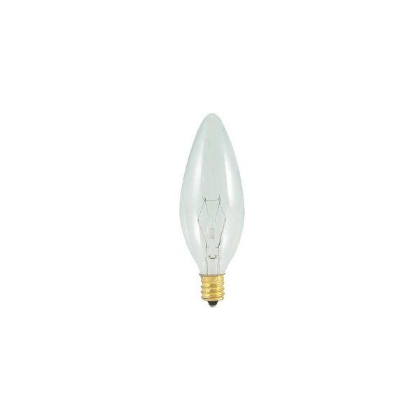 Bulbrite 400540 Pack Of 10 40 Watt Dimmable B10 Shaped Bulbrite 400540 Pack Of 10 40 Watt Dimmable B10 Shaped Candelabra E12
