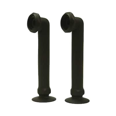 Kingston Brass 6" Riser with 1/2" NPS Connections for Leg Tub Fillers