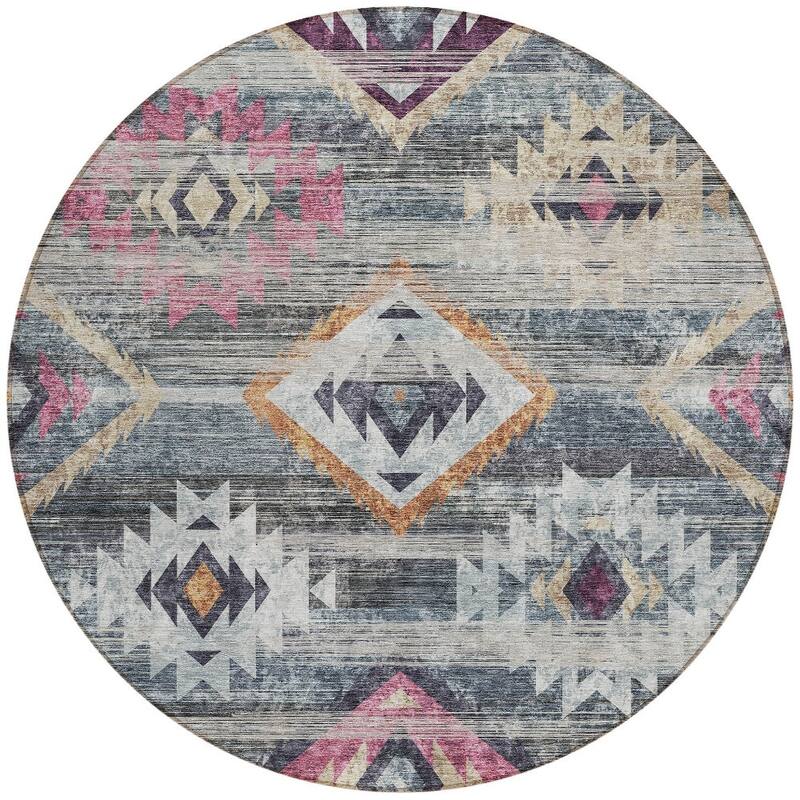 HomeRoots Southwestern Transitional Rectangle Outdoor Rug