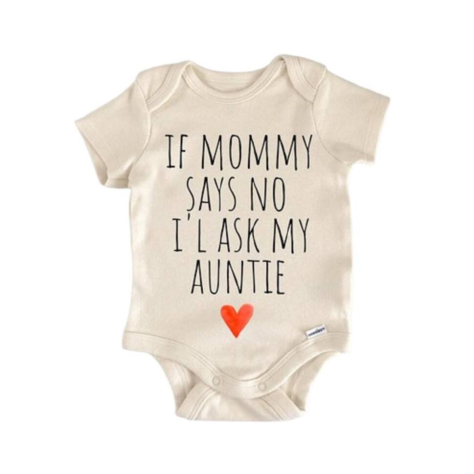 Auntie Aunt - Baby Boy Girl Clothes Infant Bodysuit Funny Cute Newborn