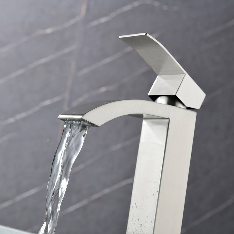 Single Handle Deck Mount Bathroom Faucet - 3"13"