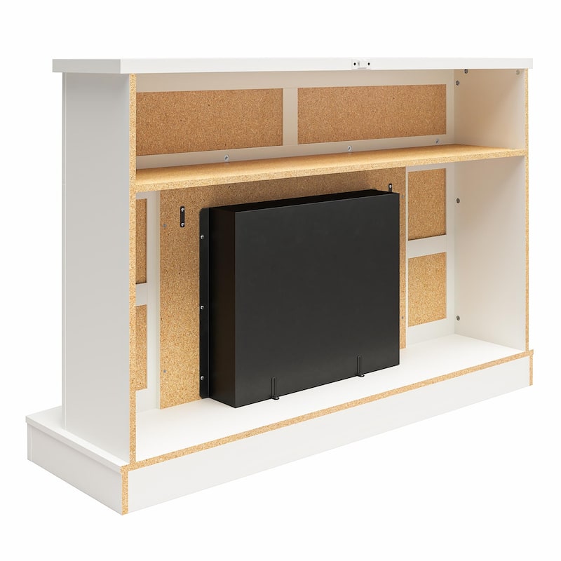Ameriwood Home Banner Creek Mantel with Fireplace TV Console for TVs up to 60 inches