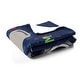 preview thumbnail 1 of 5, Lush Decor Video Games Sherpa Throw Single Navy - 60" x 50"