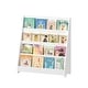 preview thumbnail 9 of 7, 4-Tier Kids Bookshelf, Toddler Book Display Shelves, Helps Keep Bedrooms, Playrooms and Classrooms Organized,White