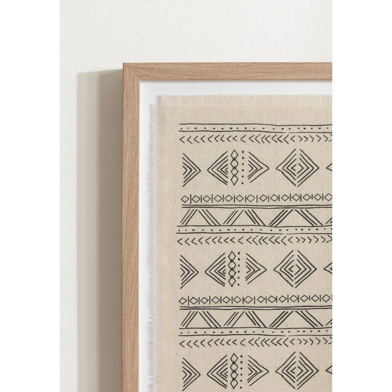 Kate and Laurel Samori Framed Textile Art Set