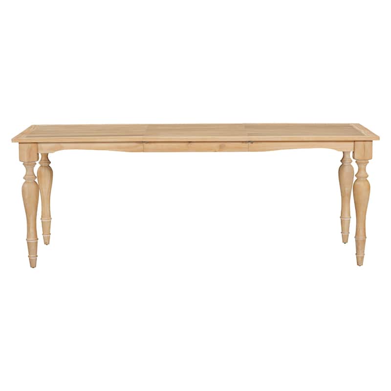 82.7 inch Extendable Dining Table with 23.6 inch Removable Leaf