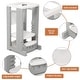preview thumbnail 9 of 18, Kids Kitchen Step Stool with Dry Erase Board - 18.5"D x 18.5"W x 34.5"H