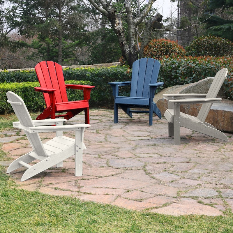 Patio Adirondack Chairs Ergonomic Comfort Widely Used for Fire Pits