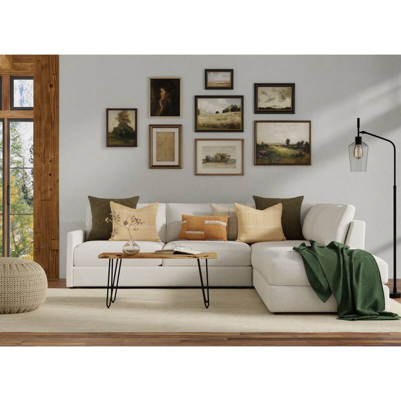Wooden Rectangular Coffee Table - 40" - Black