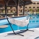 preview thumbnail 4 of 86, Double Cotton Hammock with Space Saving Steel Stand