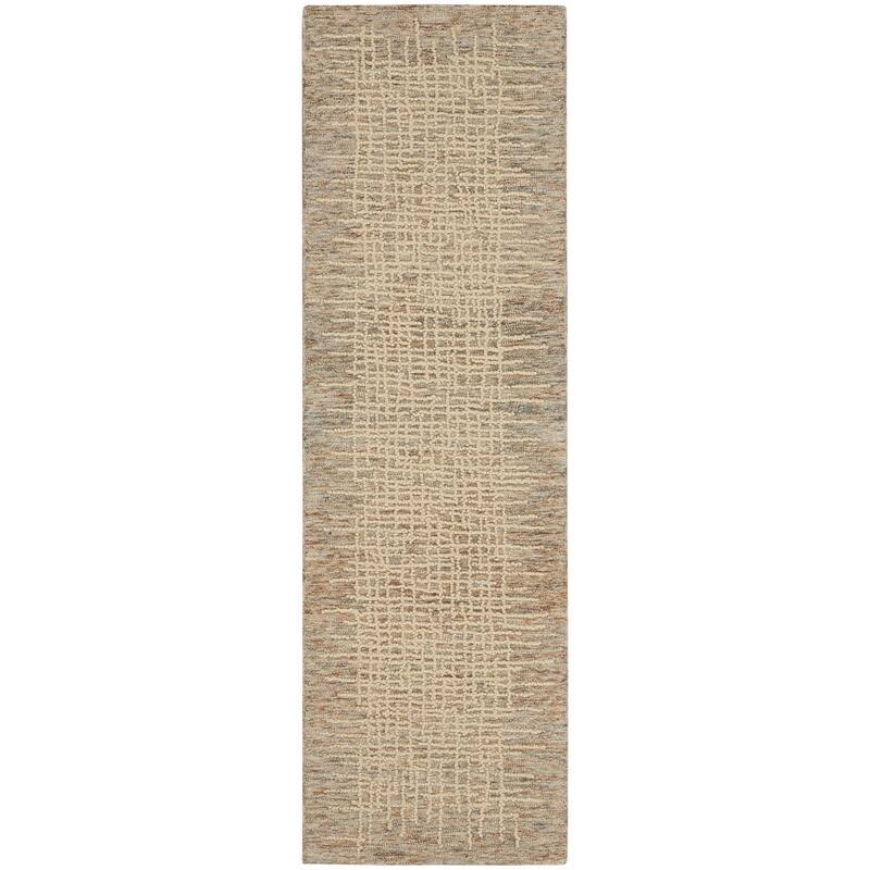 Fasa Power Loomed Abstract Modern Soft Area Rug By HomeRoots - 90' X '27' X '0.5