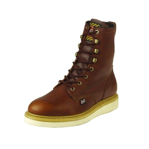 black justin lace up work boots