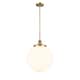 Option Brushed Brass / Matte White