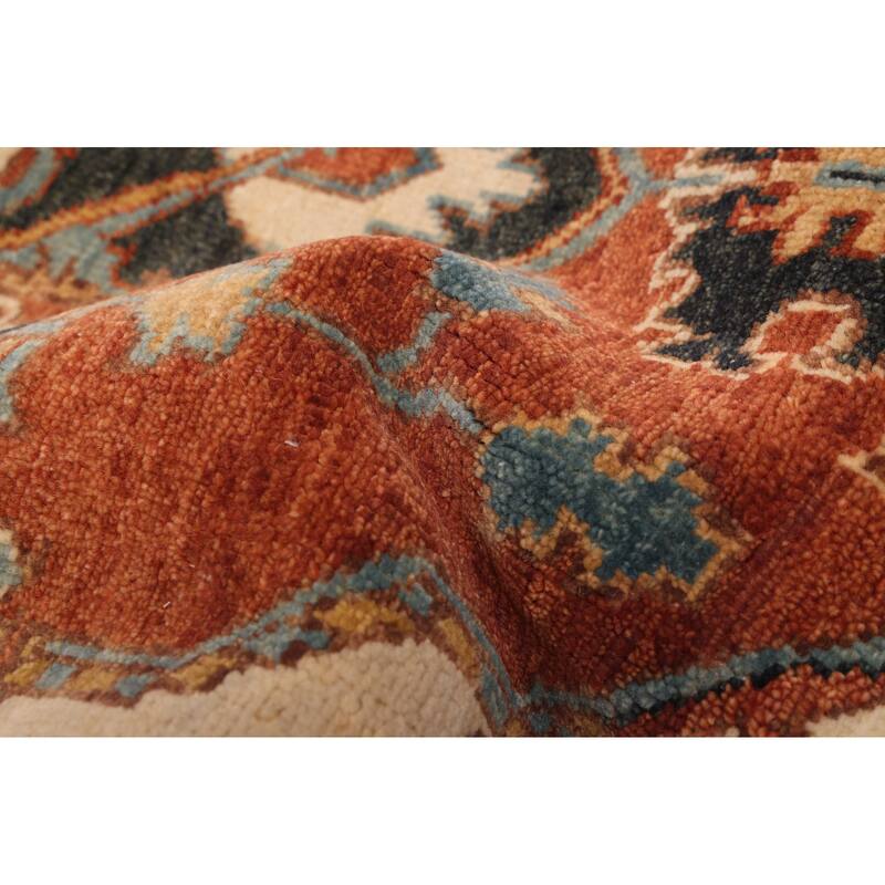 ECARPETGALLERY Hand-knotted Jules Sultane Dark Copper Wool Rug - 3'11 x 6'1