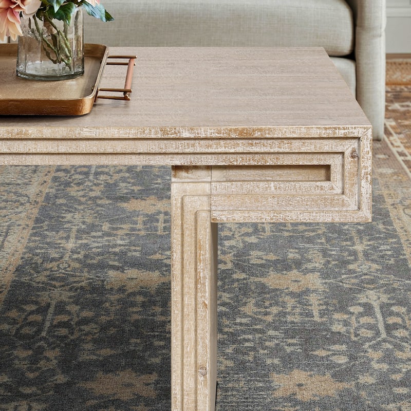 GDF Studio - Antero American Vintage Wood Coffee Table with Double-Tier