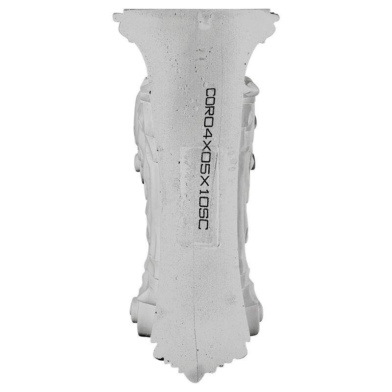 4 5/8"W x 5 1/4"D x 10 3/4"H Scroll Leaf Corbel