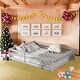 preview thumbnail 2 of 10, Grey Floor Bed with Fence,Wood Kids Bed,Full Size