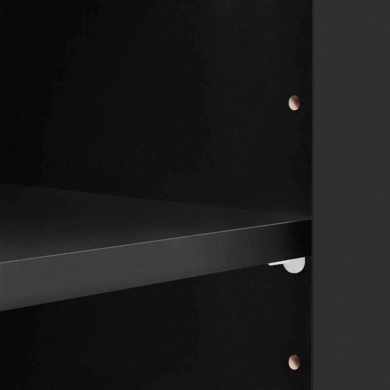 Modern 95.5" Wall Unit Entertainment Center with Bookshelves for TVs up to 80" with Electric Fireplace and Adjustable Shelves