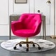 preview thumbnail 92 of 111, Galera Swivel Task Chair For Living Room and Office Room FUSHIA