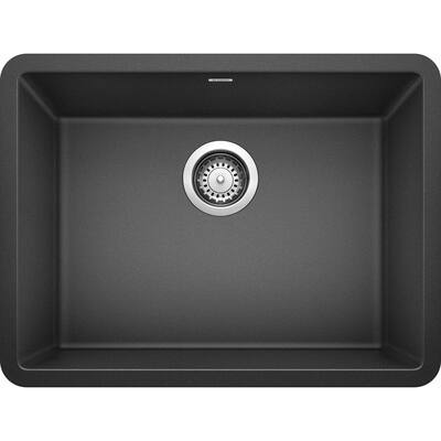 Blanco SILGRANIT Granite Composite Sink PRECIS 24" Single Bowl Anthracite