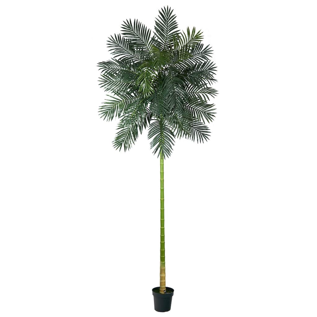 Artificial Palm Tree 10ft Indoor Outdoor Tree Home Decor - Green