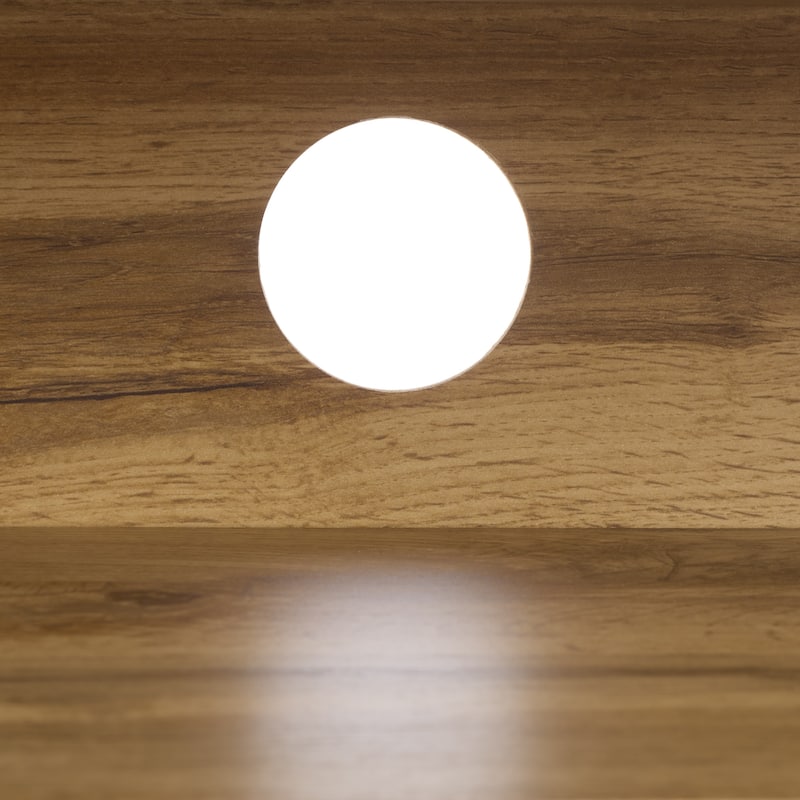 SAFAVIEH Home Etka 2-Drawer Tambour Door Media Stand - 55"W x 16"D x 20"H