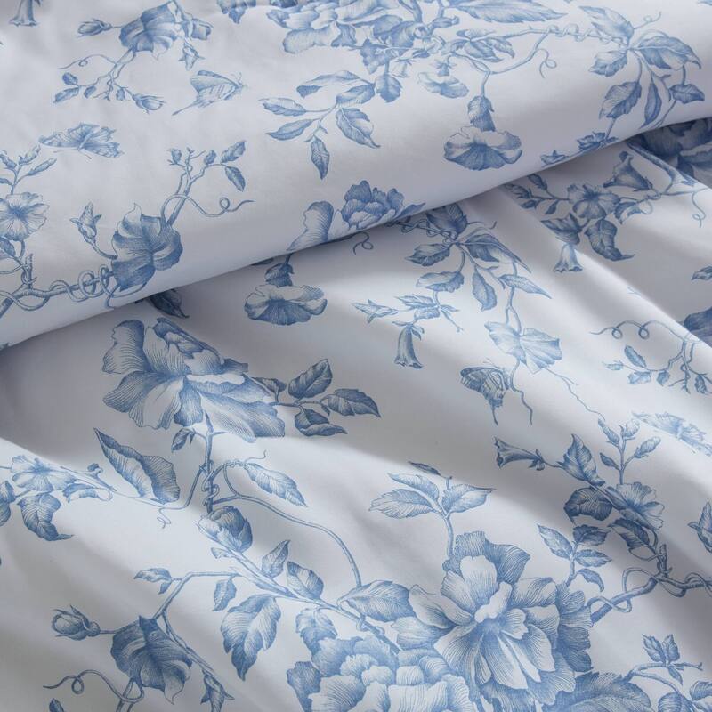 5 Pieces Full/Queen Comforter Set with Decorative Pillows