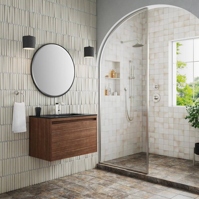 James Martin Vanities 805-V31.5-BN-CH Mantova 32" Single Basin Poplar
