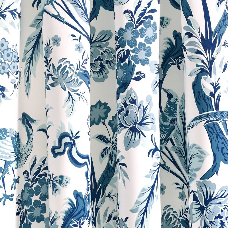 Lush Decor Dolores Room-darkening Floral Curtain Panel Pair