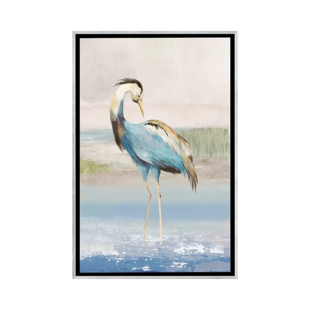 iCanvas "Heron On The Beach I" by Aimee Wilson Framed