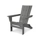 preview thumbnail 1 of 17, POLYWOOD Quattro Folding Adirondack Slate Grey