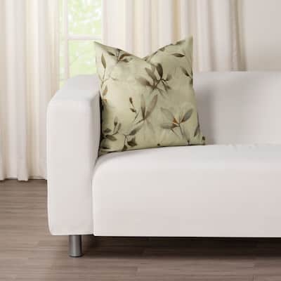 Siscovers Persephone Foliage Print Throw Pillow