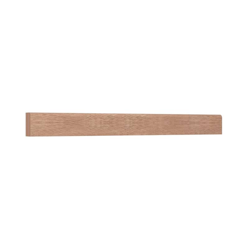 WM52: 7/16-in D x 3/4-in W x 96-in L Americraft Solid Hardwood Stain Grade Shoe Moulding