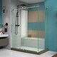 preview thumbnail 17 of 21, DreamLine Enigma-X 34 1/2 in. D x 60 3/8 in. W x 76 in. H Sliding Shower Enclosure - 34.5" x 56.38" - 60.38"