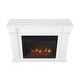 preview thumbnail 3 of 8, Whittier Grand Electric Fireplace in Rustic White