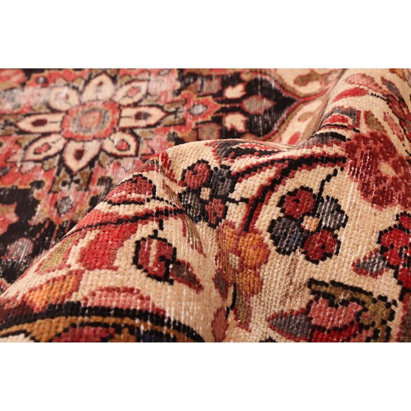 ECARPETGALLERY Hand-knotted Antalya Vintage Cream Wool Rug - 4'11 x 8'8