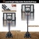 preview thumbnail 5 of 8, Goplus Portable Basketball Hoop 11-Level Height Adjustable Basketball - See Details