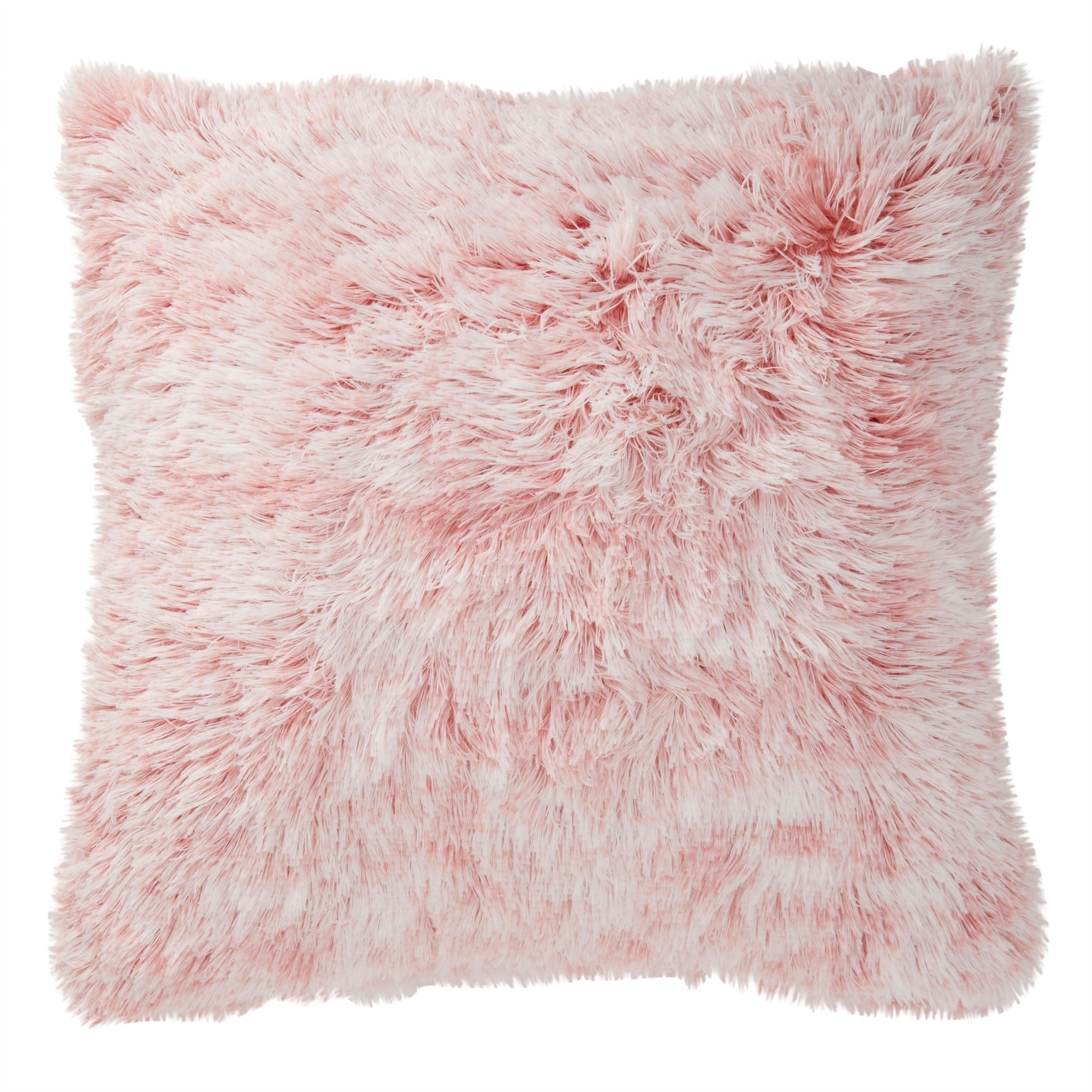 Blush best sale fluffy pillow